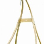 Amazonas Atlas Βάση Αιώρας από Ξύλο σε Μπεζ Χρώμα 147x234x139cm