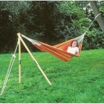 Amazonas Madera Βάση Αιώρας από Ξύλο σε Μπεζ Χρώμα 165cm