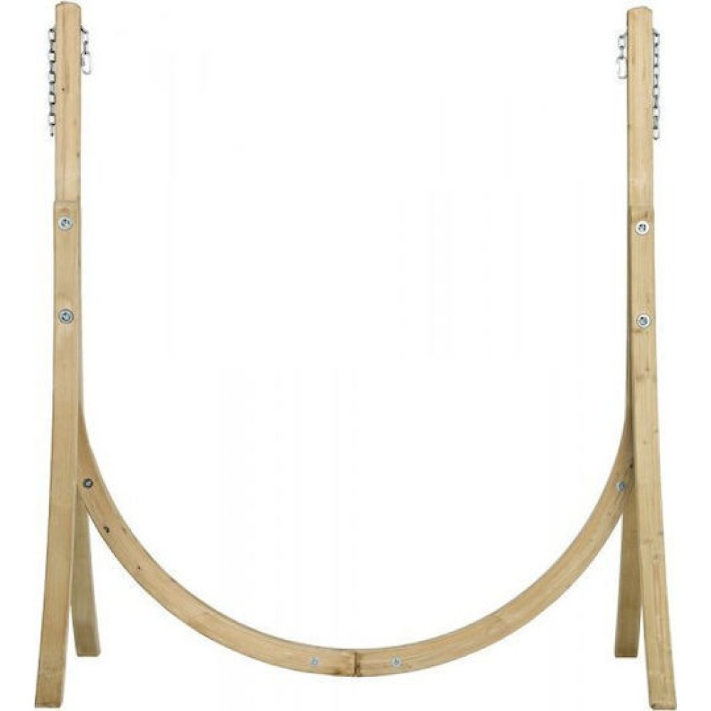 Amazonas Taurus Βάση Αιώρας από Ξύλο Κατάλληλη για Καρέκλα,Σκαμπό σε Μπεζ Χρώμα 146.5x167.5x115cm