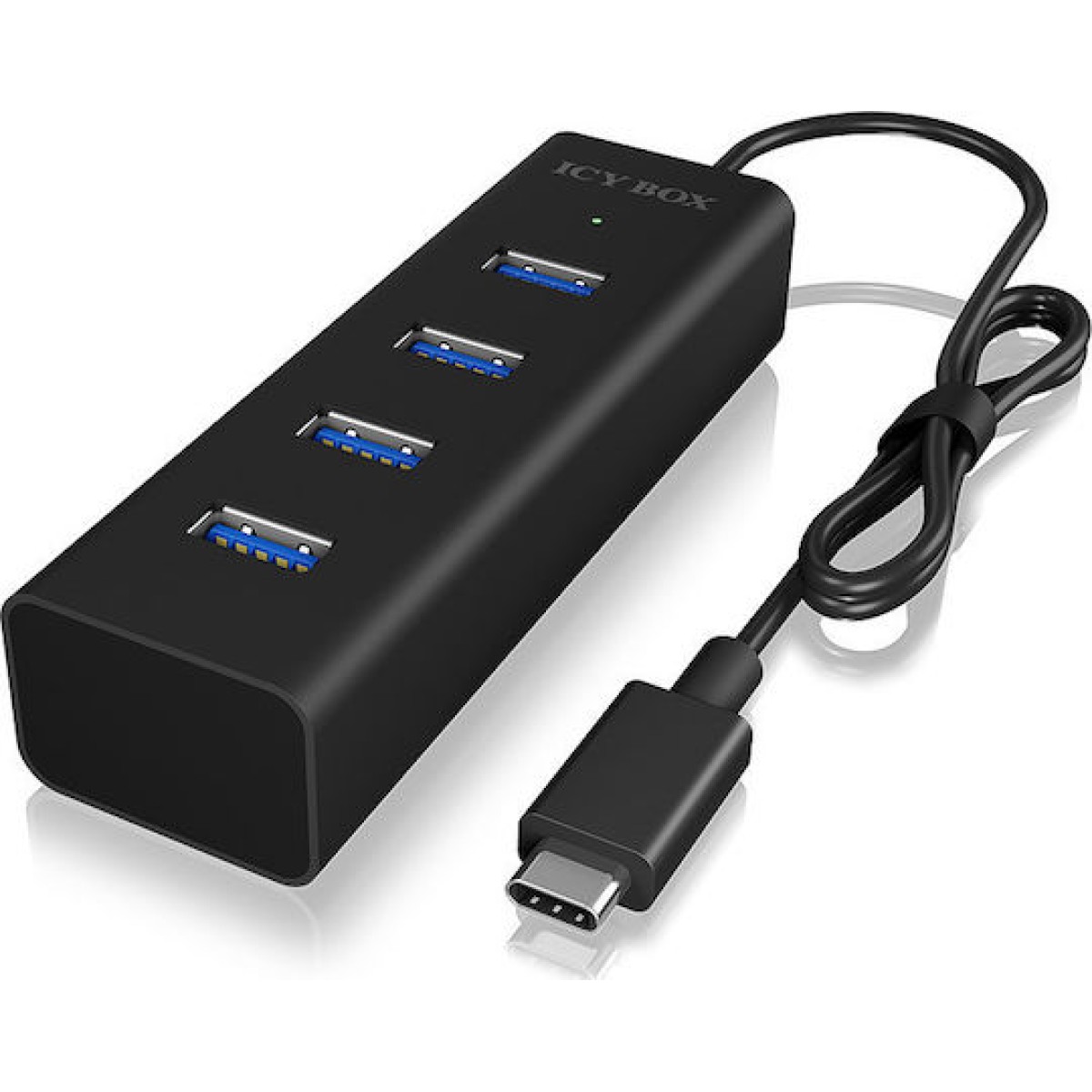 Icy Box USB 3.0 Hub 4 Θυρών με σύνδεση USB-C