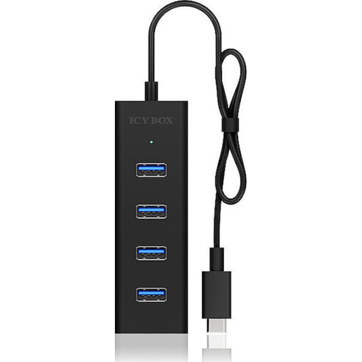 Icy Box USB 3.0 Hub 4 Θυρών με σύνδεση USB-C