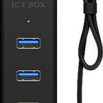 Icy Box USB 3.0 Hub 4 Θυρών με σύνδεση USB-C