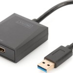 Digitus Μετατροπέας USB-A male σε HDMI female (DA-70841)