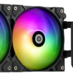 Enermax LIQMAXFLO 240 Υδρόψυξη Επεξεργαστή Διπλού Ανεμιστήρα 120mm για Socket AM4/AM5/1700/1200/115x με ARGB Φωτισμό