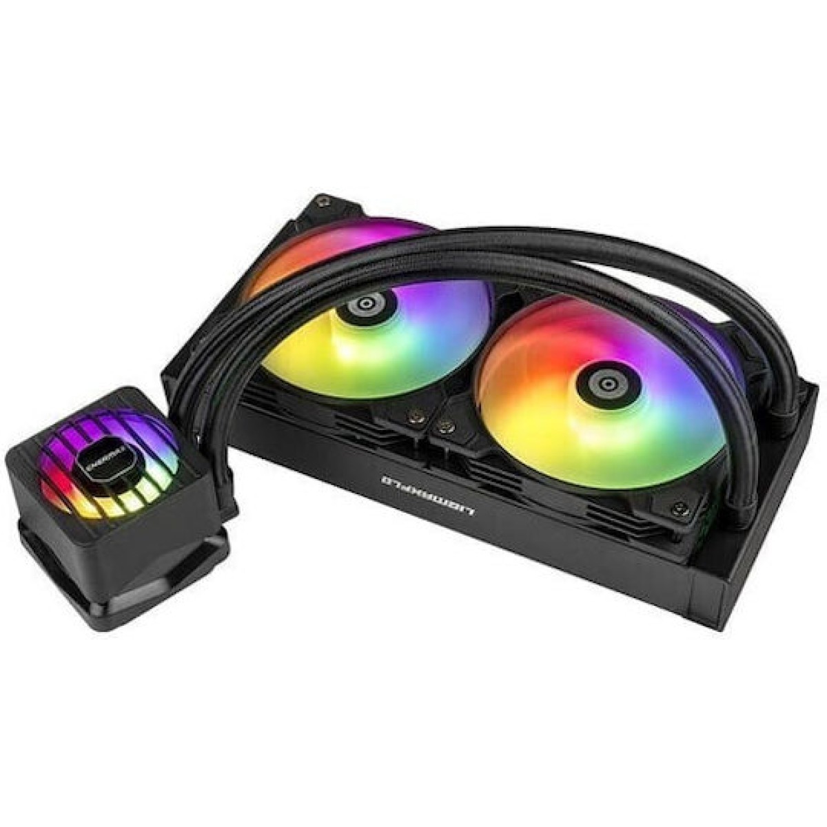 Enermax LIQMAXFLO 240 Υδρόψυξη Επεξεργαστή Διπλού Ανεμιστήρα 120mm για Socket AM4/AM5/1700/1200/115x με ARGB Φωτισμό