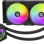 Enermax LIQMAXFLO 240 Υδρόψυξη Επεξεργαστή Διπλού Ανεμιστήρα 120mm για Socket AM4/AM5/1700/1200/115x με ARGB Φωτισμό