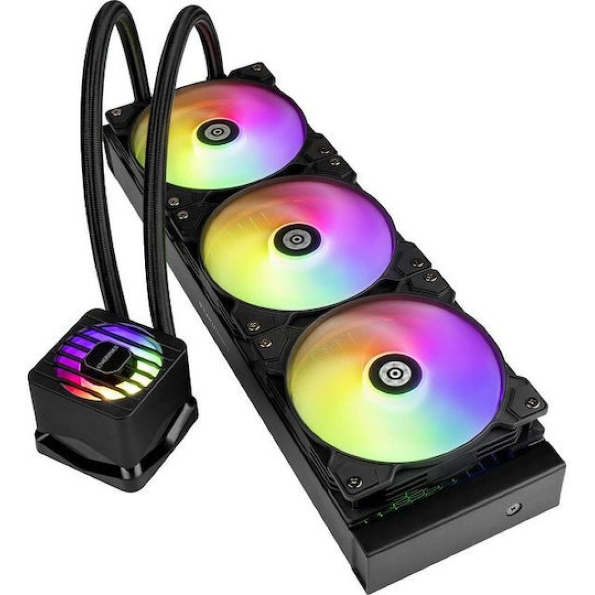 Enermax LIQMAXFLO Υδρόψυξη Επεξεργαστή Τριπλού Ανεμιστήρα 140mm για Socket AM4/AM5/1700/1200/115x με ARGB Φωτισμό