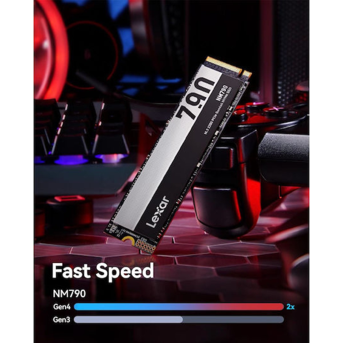 Lexar NM790 SSD 4TB M.2 NVMe PCI Express 4.0