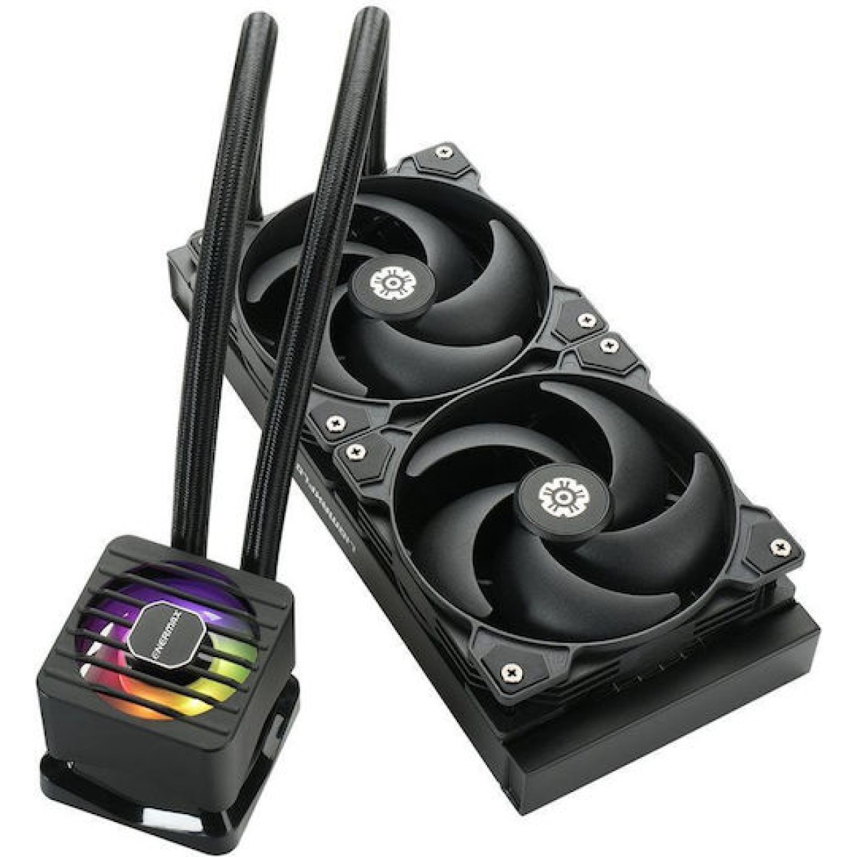 Enermax LIQMAXFLO SR Υδρόψυξη Επεξεργαστή Διπλού Ανεμιστήρα 120mm για Socket AM4/AM5/1700/1200/115x με ARGB Φωτισμό