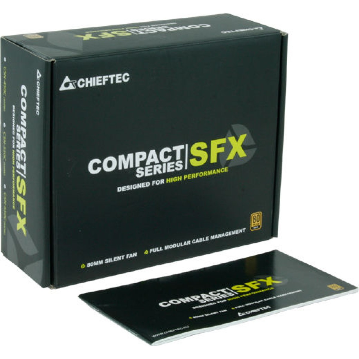 Chieftec Compact SFX 650W Μαύρο Τροφοδοτικό Υπολογιστή Full Modular 80 Plus Gold