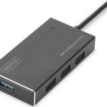 Digitus USB 3.0 Hub 4 Θυρών με σύνδεση USB-A