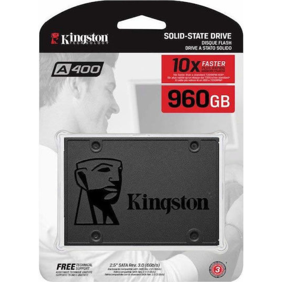 Kingston A400 SSD 960GB 2.5\'\' SATA III