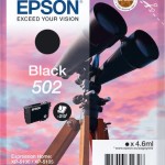 Epson 502 Γνήσιο Μελάνι Εκτυπωτή InkJet Μαύρο (C13T02V14010)