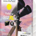Epson 502XL Γνήσιο Μελάνι Εκτυπωτή InkJet Κίτρινο (C13T02W44010)