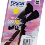 Epson 502XL Γνήσιο Μελάνι Εκτυπωτή InkJet Κίτρινο (C13T02W44010)