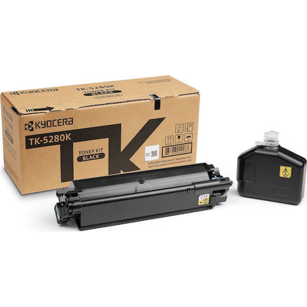 Kyocera TK-5280K Γνήσιο Toner Laser Εκτυπωτή Μαύρο 13000 Σελίδων (1T02TW0NL0)
