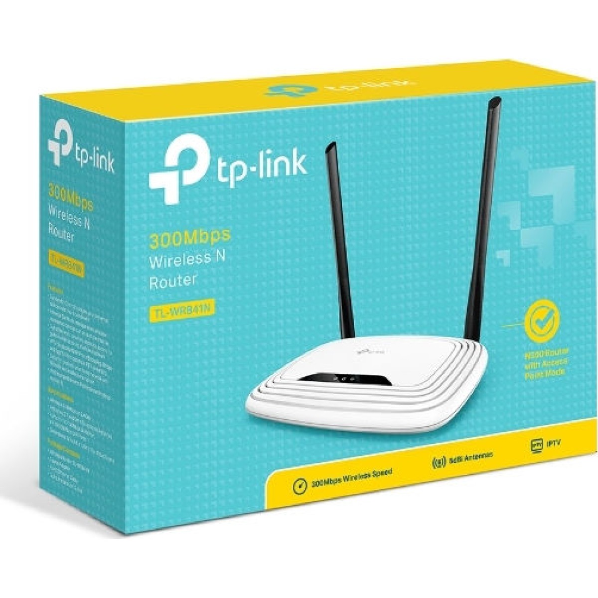 TP-LINK TL-WR841N v14 Ασύρματο Router Wi‑Fi 4 με 4 Θύρες Ethernet