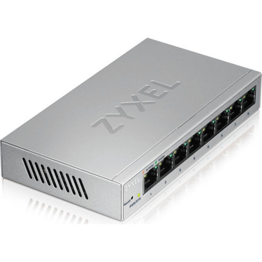 Zyxel GS1200-8 Managed L2 Switch με 8 Θύρες Gigabit (1Gbps) Ethernet
