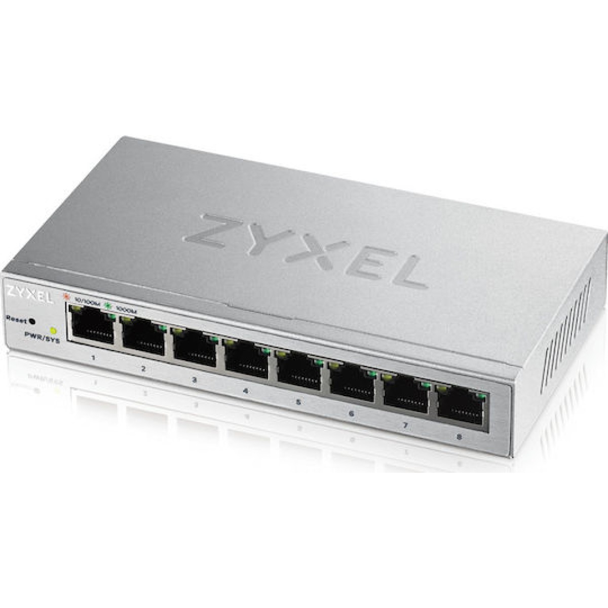 Zyxel GS1200-8 Managed L2 Switch με 8 Θύρες Gigabit (1Gbps) Ethernet