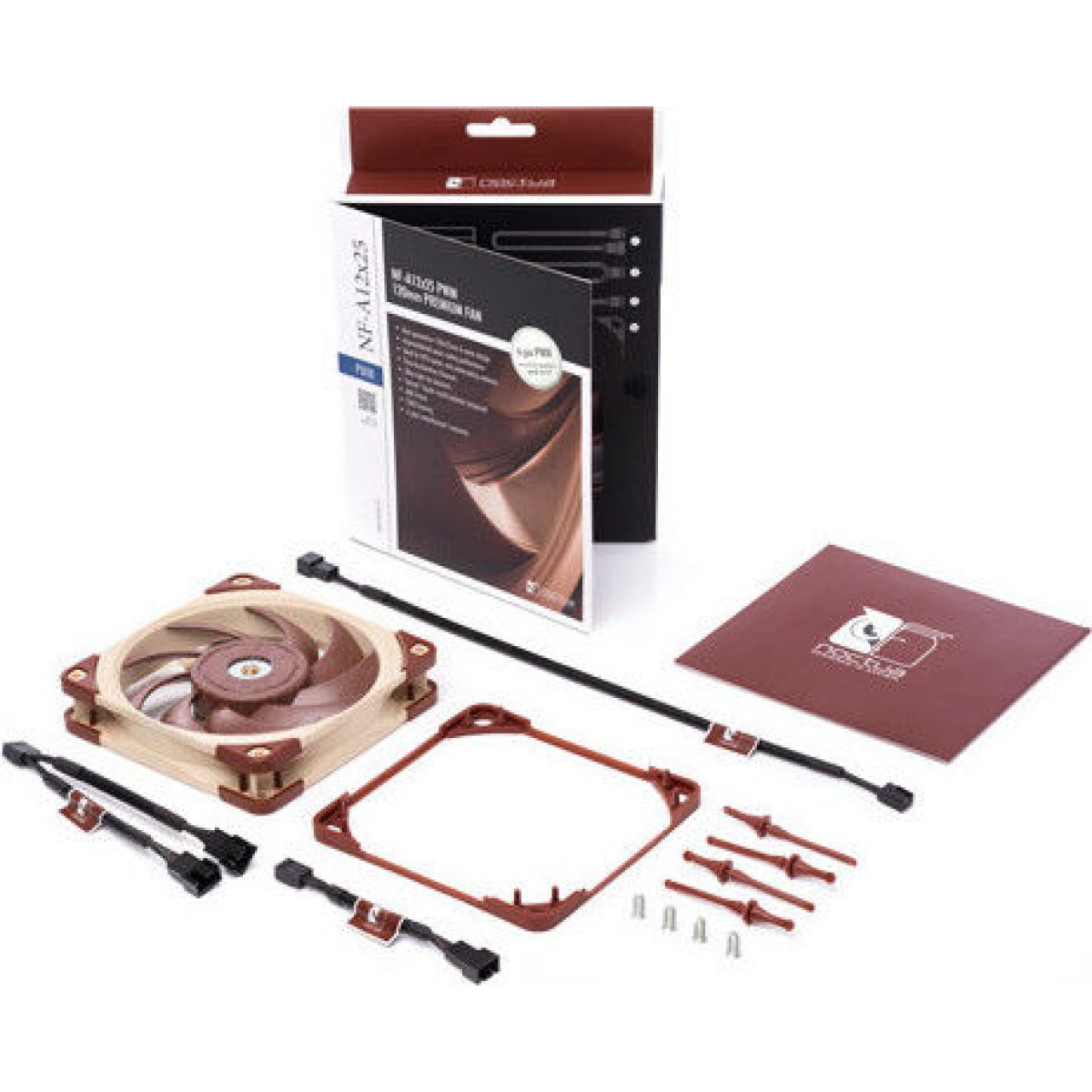 Noctua NF-A12x25 Case Fan 120mm με Σύνδεση 4-Pin PWM Καφέ