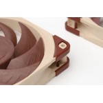 Noctua NF-A12x25 ULN Case Fan 120mm με Σύνδεση 3-Pin Καφέ