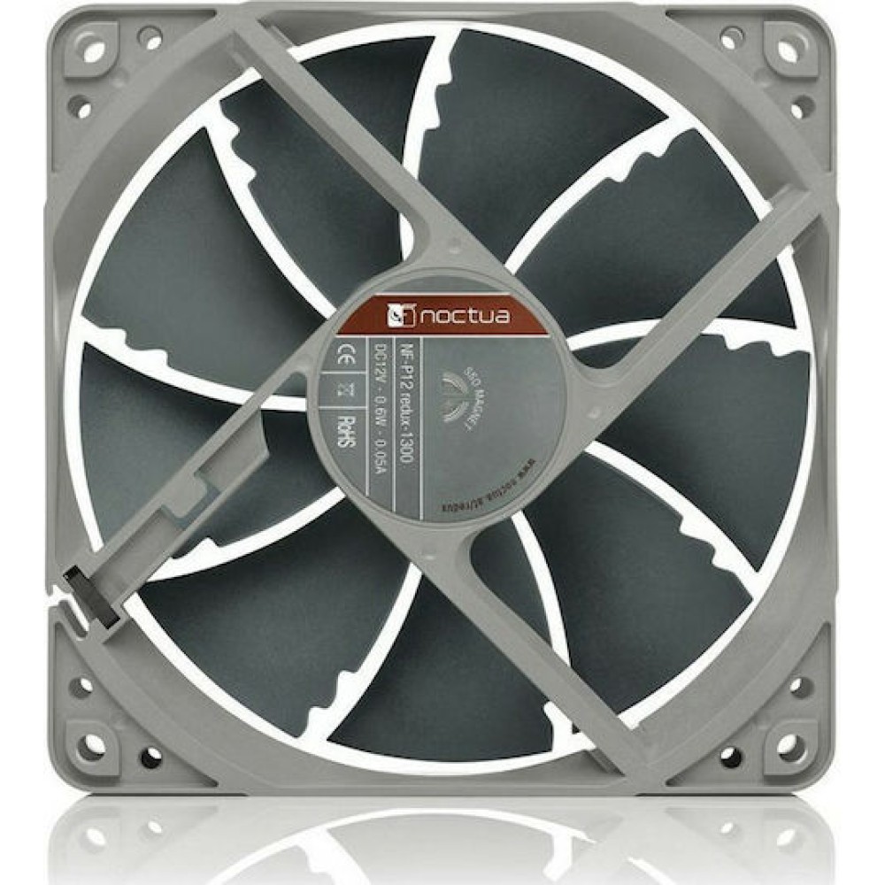 Noctua NF-P12 redux-1300 Case Fan 120mm με Σύνδεση 3-Pin Γκρι