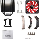 Xilence M704 Ψύκτρα Επεξεργαστή για Socket AM4/115x/AM3/AM3+ Κόκκινη