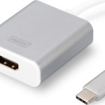 Digitus Μετατροπέας USB-C male σε HDMI female Λευκό (DA-70836)