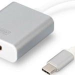 Digitus Μετατροπέας USB-C male σε HDMI female Λευκό (DA-70836)