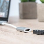 Digitus Μετατροπέας USB-C male σε HDMI female Λευκό (DA-70836)