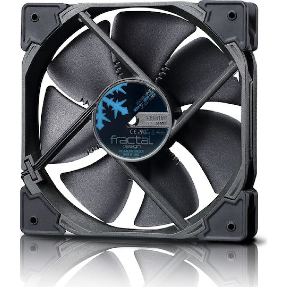 Fractal Design Venturi HF-12 Case Fan 120mm με Σύνδεση 4-Pin PWM Λευκό