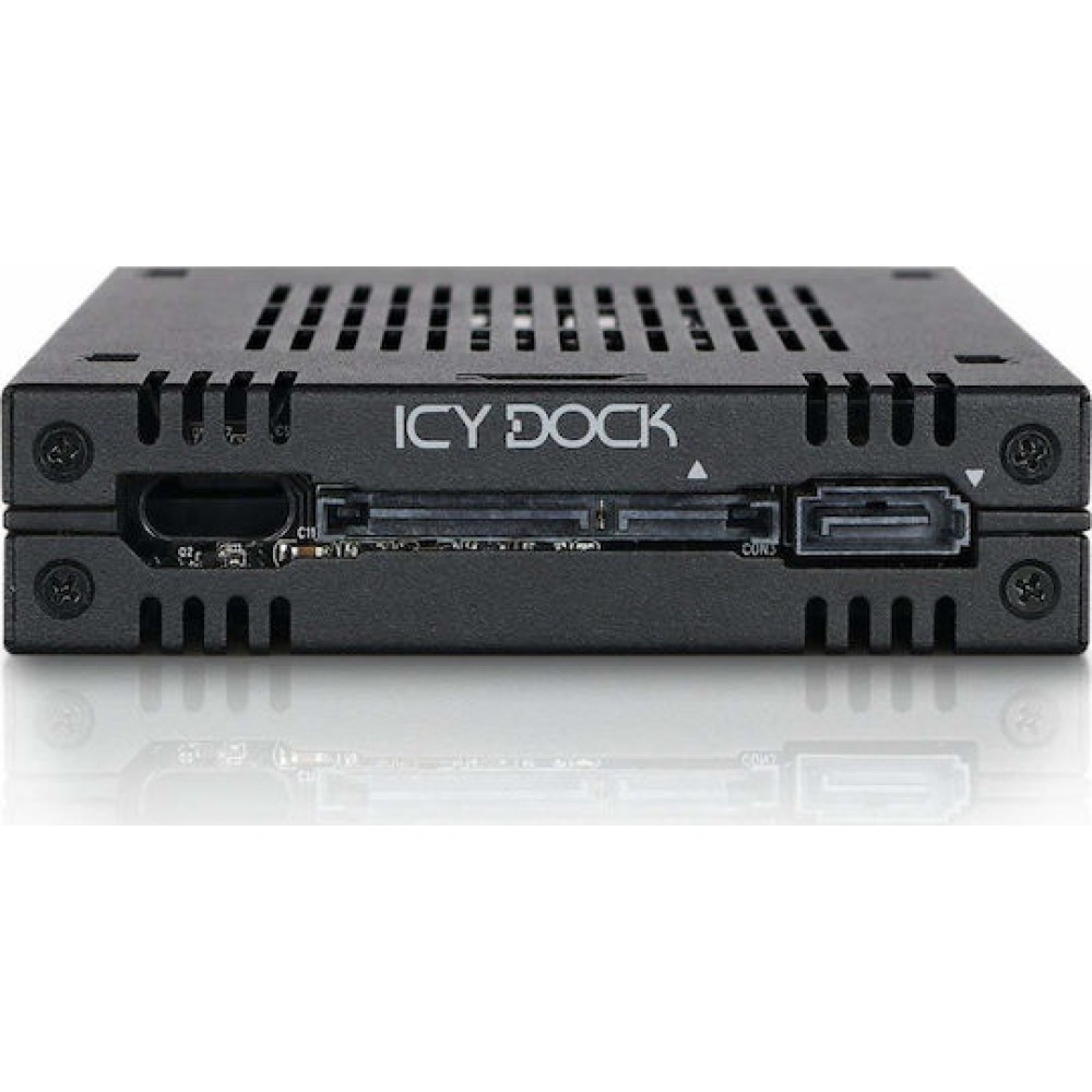 Icy Dock ExpressCage 2x 2.5 Inch SAS/SATA HDD/SSD Mobile Rack for External 3.5 Inch Bay-Comparable to Tray-less Design Μαύρο (MB742SP-B)