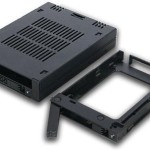 Icy Dock ExpressCage 2x 2.5 Inch SAS/SATA HDD/SSD Mobile Rack for External 3.5 Inch Bay-Comparable to Tray-less Design Μαύρο (MB742SP-B)