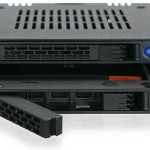 Icy Dock ExpressCage 2x 2.5 Inch SAS/SATA HDD/SSD Mobile Rack for External 3.5 Inch Bay-Comparable to Tray-less Design Μαύρο (MB742SP-B)