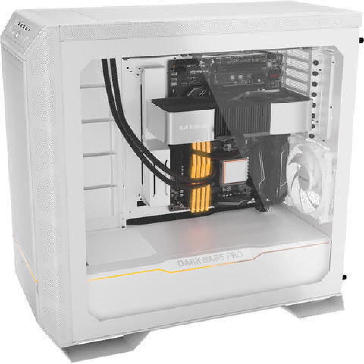 Be Quiet Dark Base Pro 901 Gaming Full Tower Κουτί Υπολογιστή με Πλαϊνό Παράθυρο και RGB Φωτισμό Λευκό
