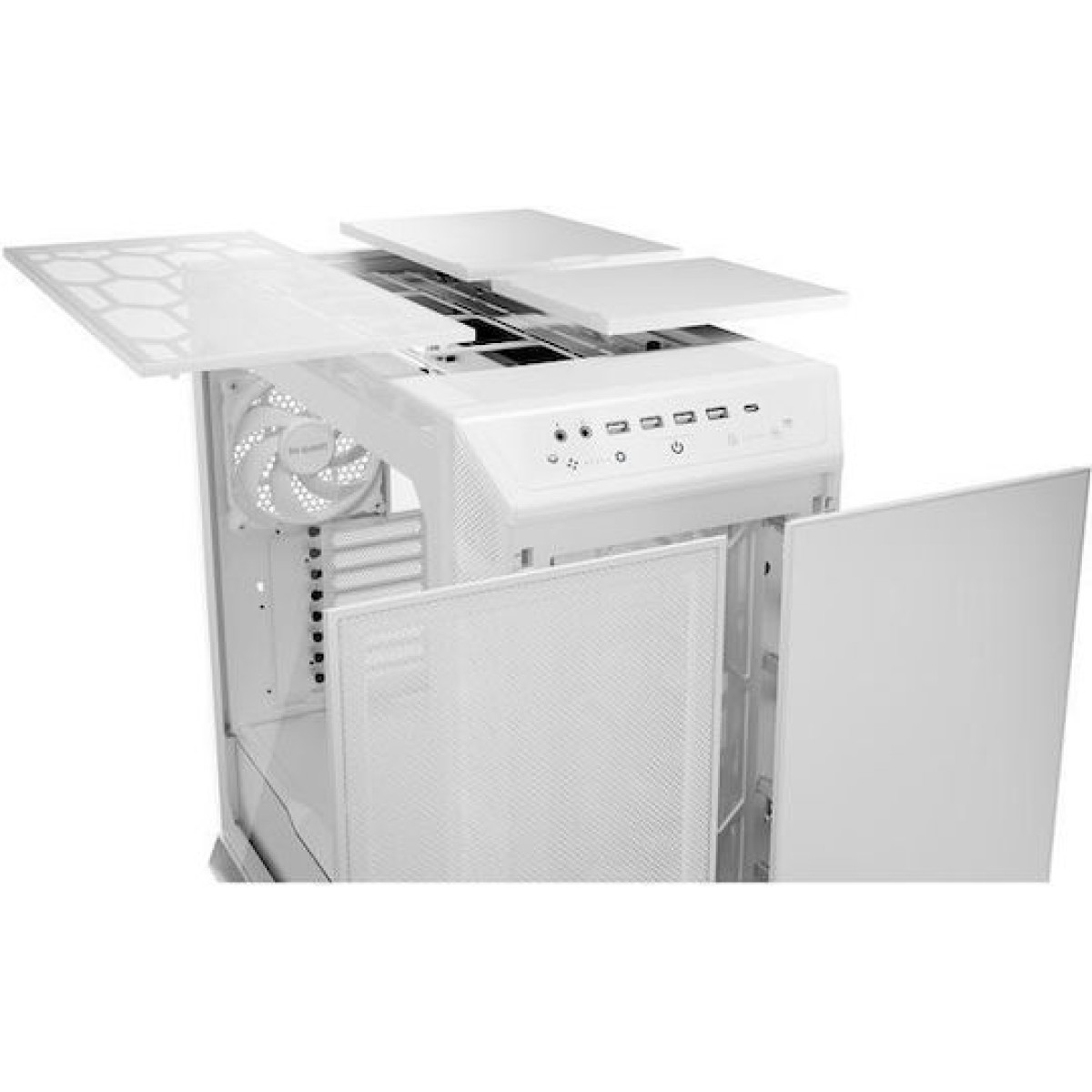 Be Quiet Dark Base Pro 901 Gaming Full Tower Κουτί Υπολογιστή με Πλαϊνό Παράθυρο και RGB Φωτισμό Λευκό