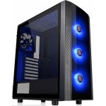 Thermaltake Versa J25 Tempered Glass RGB Edition Gaming Midi Tower Κουτί Υπολογιστή με Πλαϊνό Παράθυρο Μαύρο