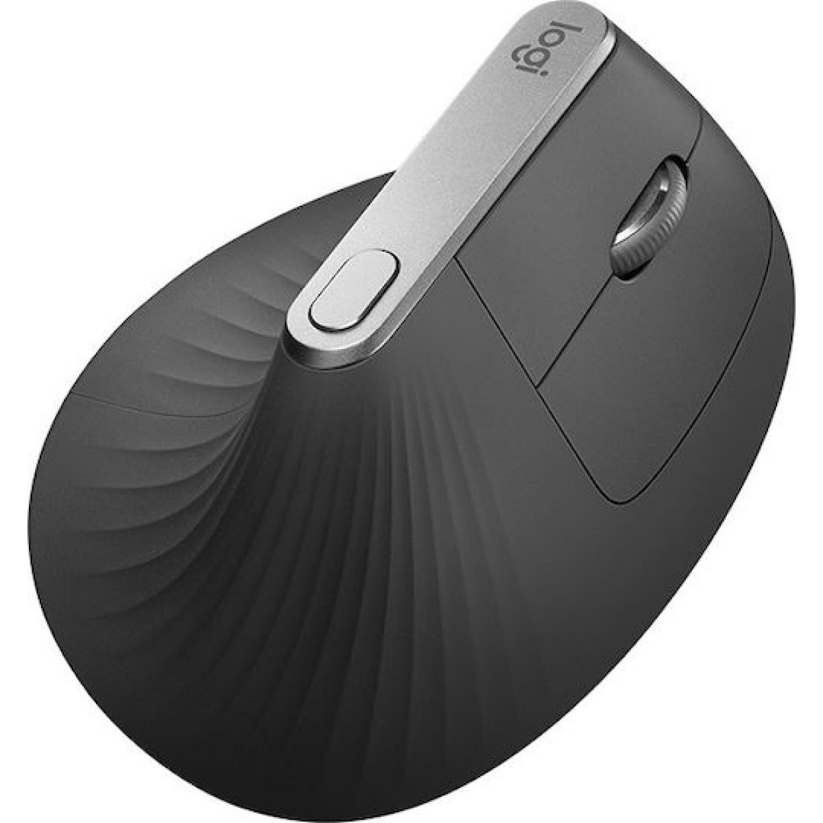 Logitech MX Vertical Ασύρματο & Ενσύρματο Εργονομικό Bluetooth Ποντίκι Μαύρο