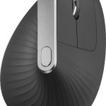 Logitech MX Vertical Ασύρματο & Ενσύρματο Εργονομικό Bluetooth Ποντίκι Μαύρο