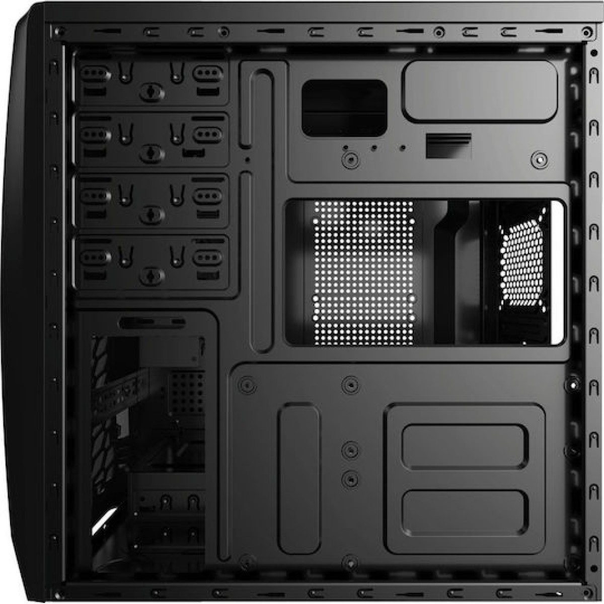 Aerocool CS-1102 Midi Tower Κουτί Υπολογιστή Μαύρο