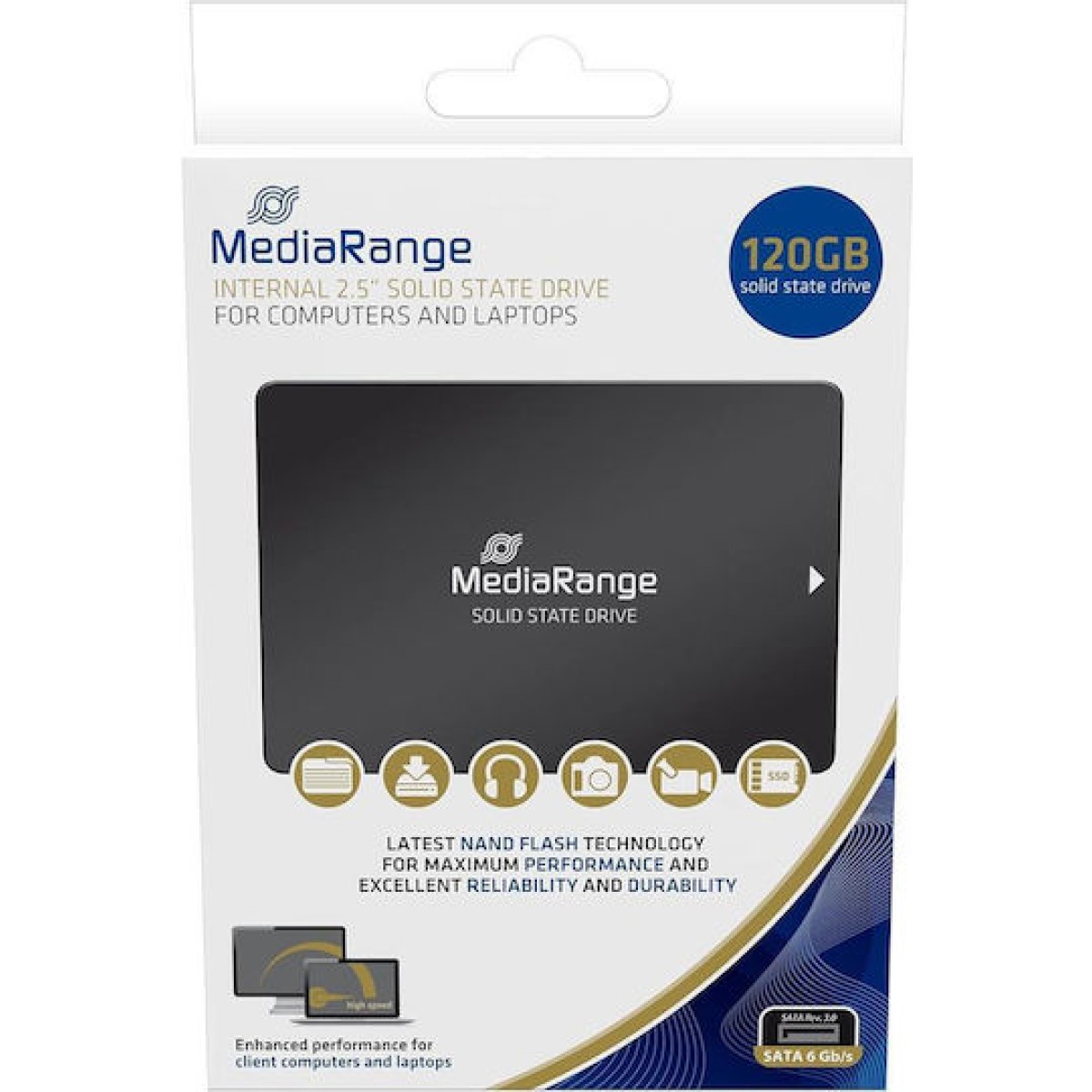 MediaRange SSD 120GB 2.5'' SATA III