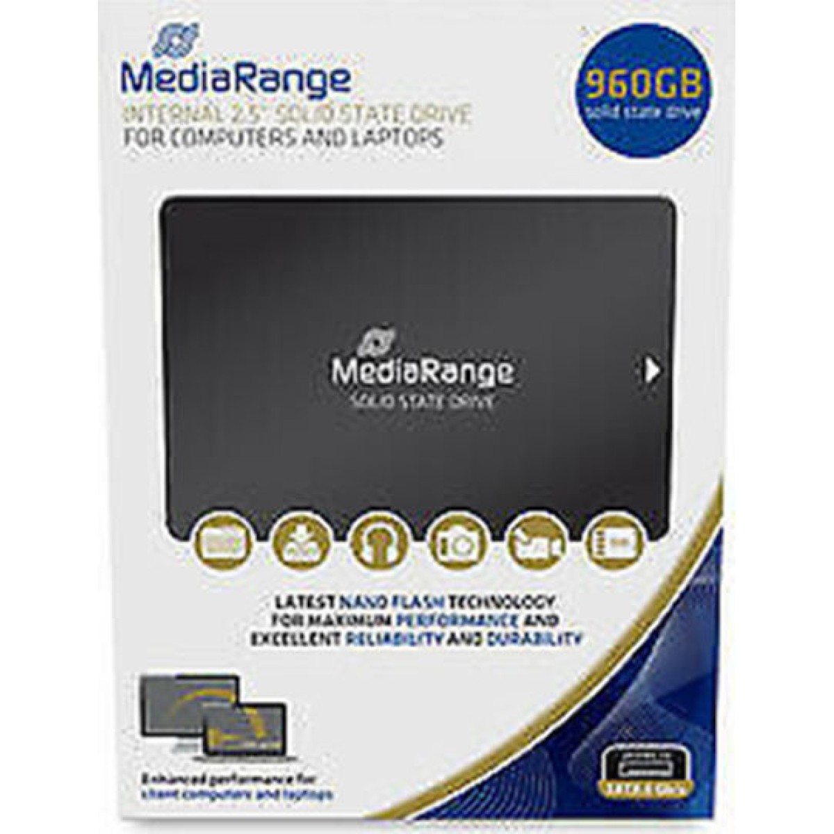 MediaRange SSD 960GB 2.5'' SATA III