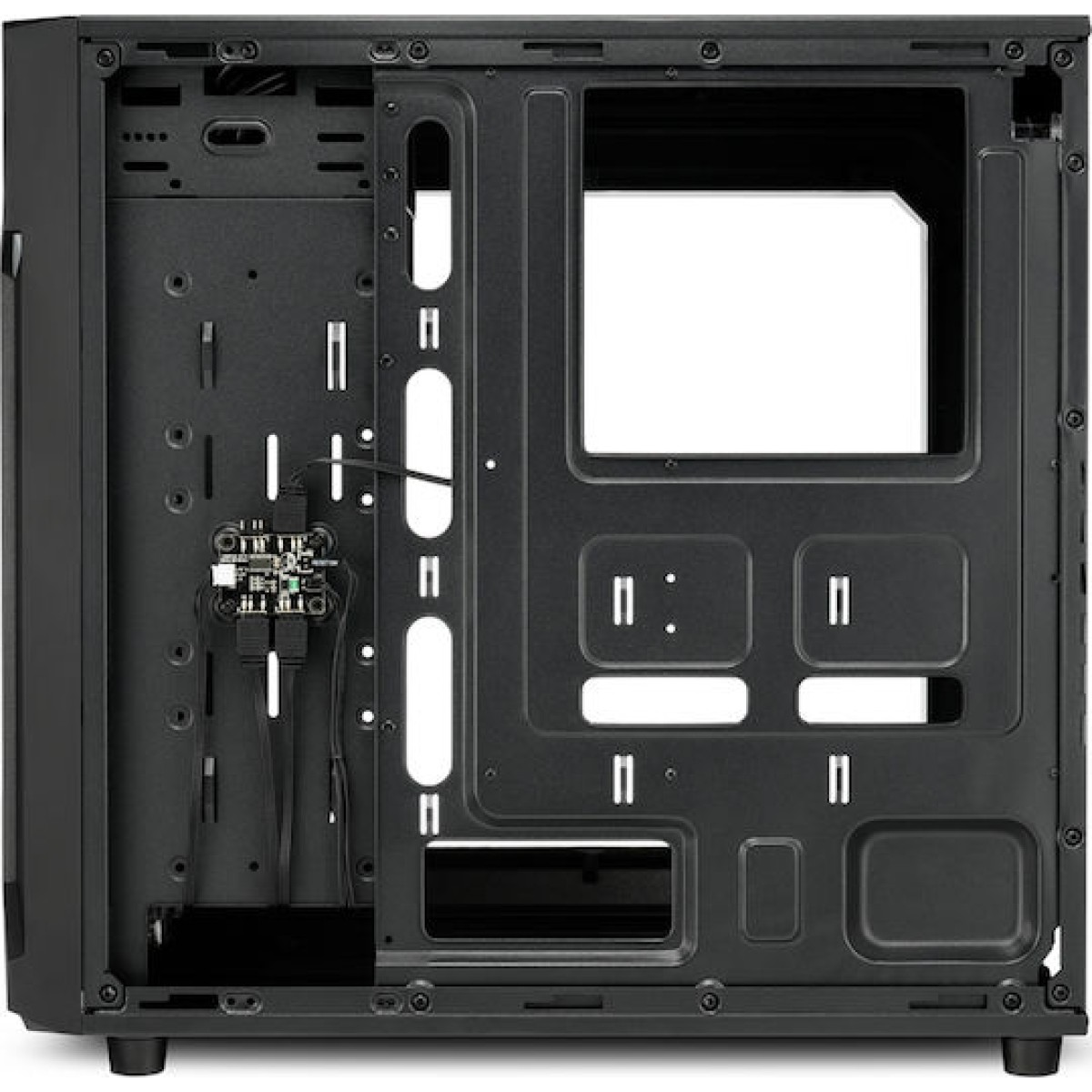 Sharkoon VG6-W RGB Gaming Midi Tower Κουτί Υπολογιστή με Πλαϊνό Παράθυρο Μαύρο