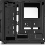 Sharkoon VG7-W RGB Gaming Midi Tower Κουτί Υπολογιστή με Πλαϊνό Παράθυρο Μαύρο