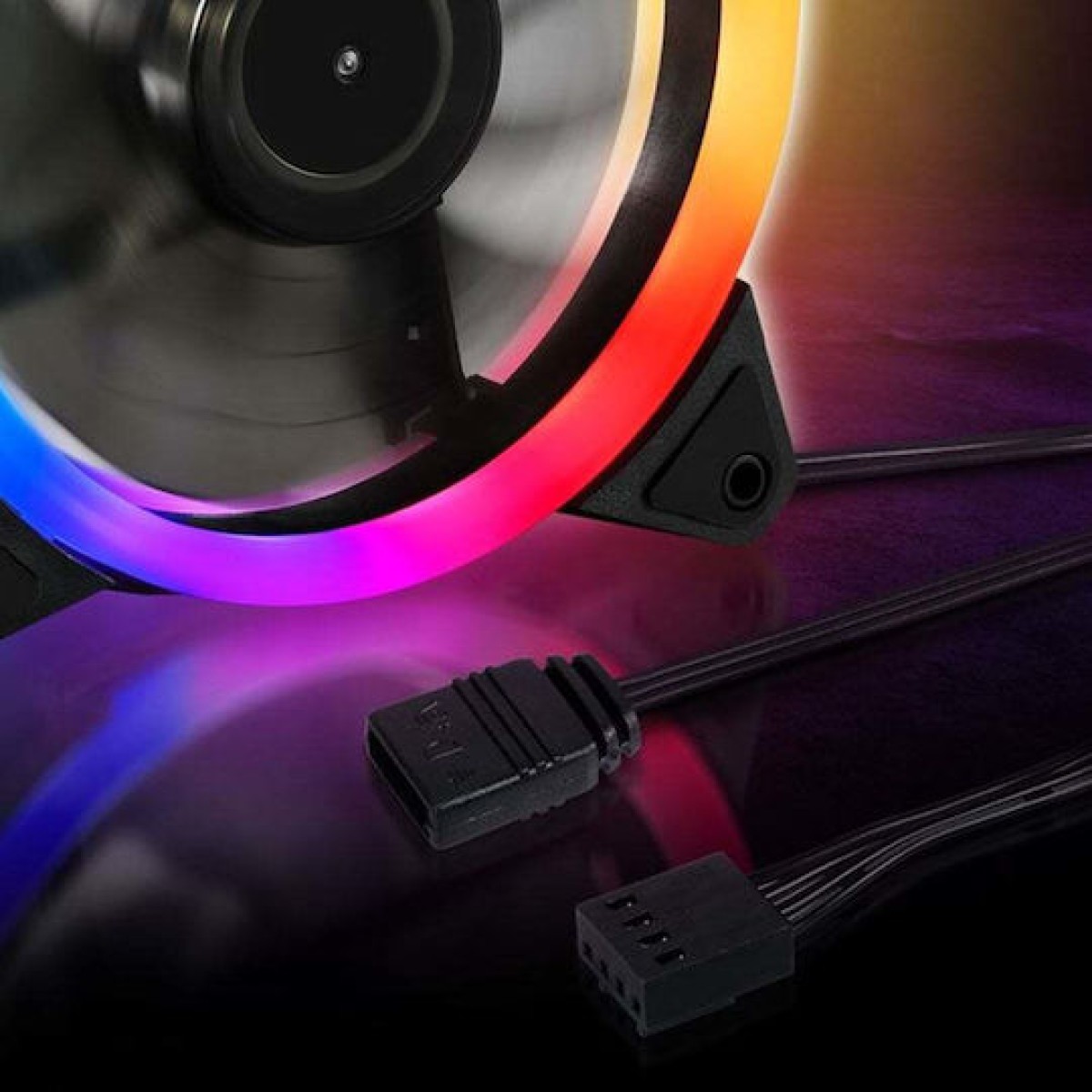 Sharkoon Shark Blades RGB Case Fan 120mm με Σύνδεση 3-Pin
