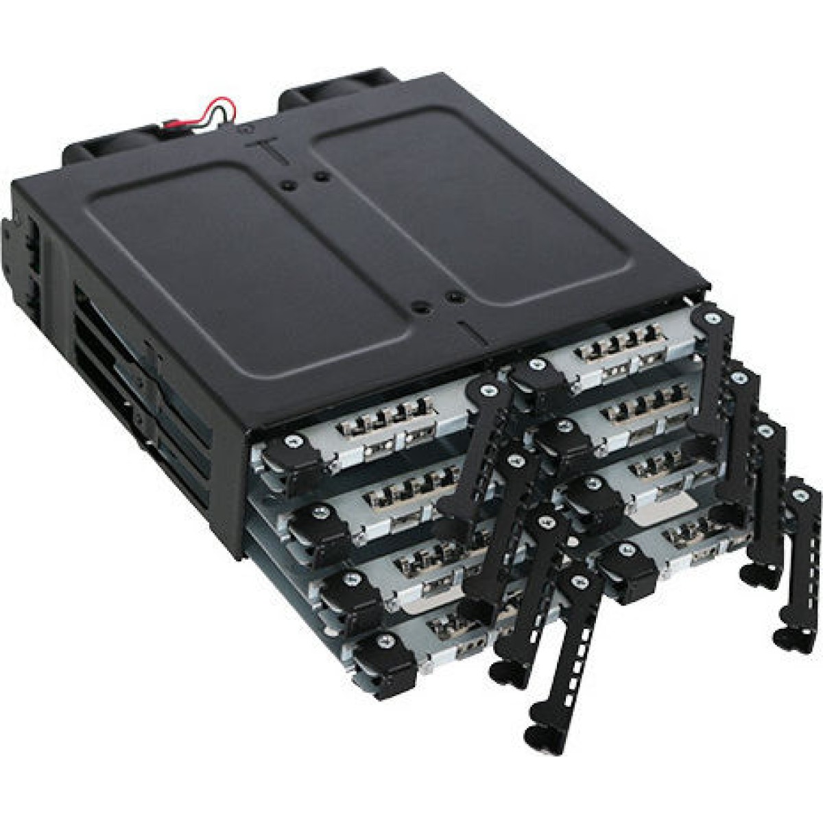 Icy Dock ToughArmor Πλαίσιο Για Σκληρούς Δίσκους Backplane IcyDock 8x6,3cm SATAI-III/SAS in 1x5,25