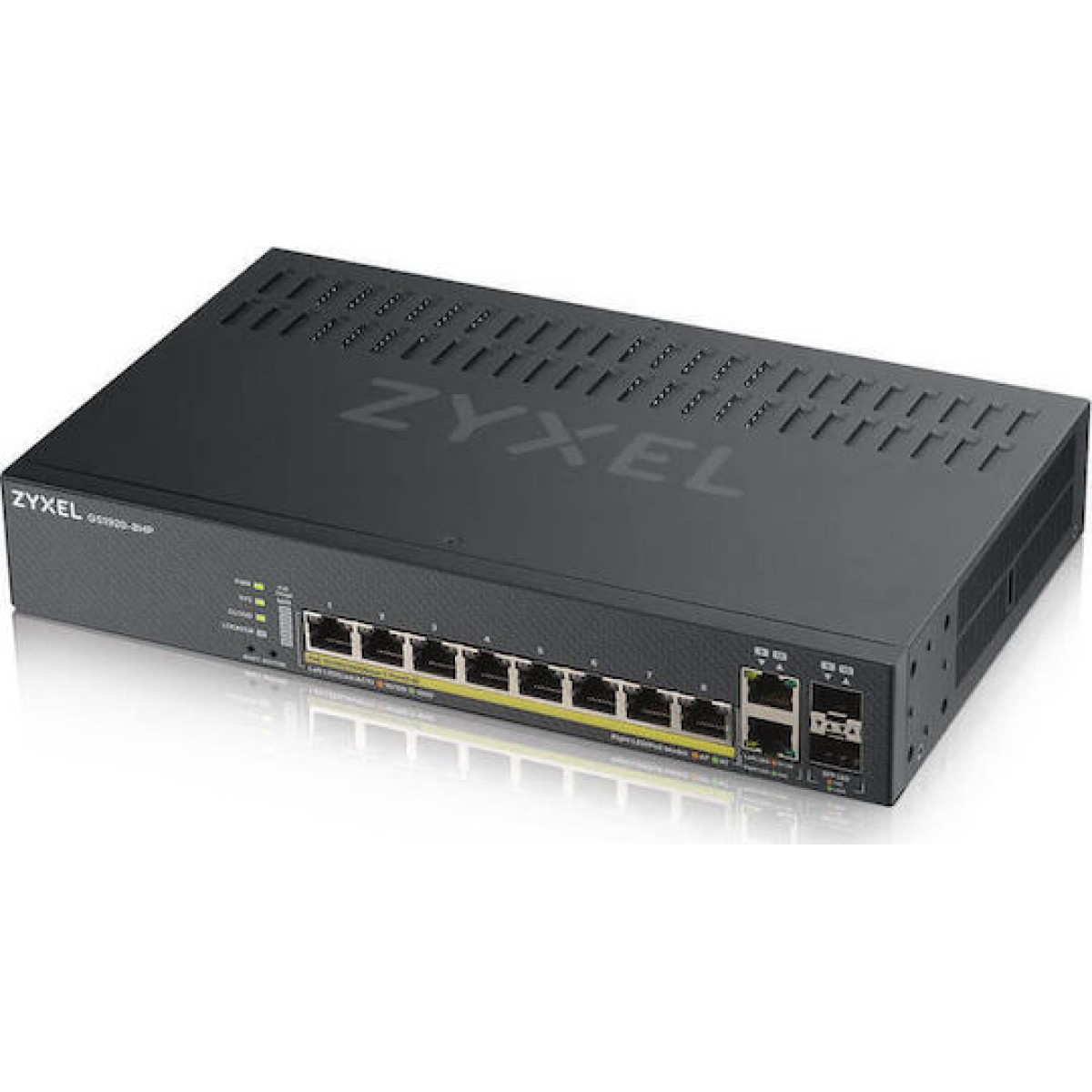Zyxel GS1920-8HPV2 Managed L2 PoE+ Switch με 8 Θύρες Gigabit (1Gbps) Ethernet
