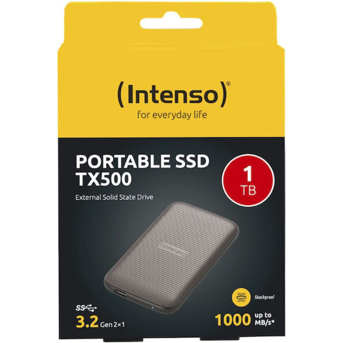 Intenso TX500 USB 3.2 Εξωτερικός SSD 1TB 2.5