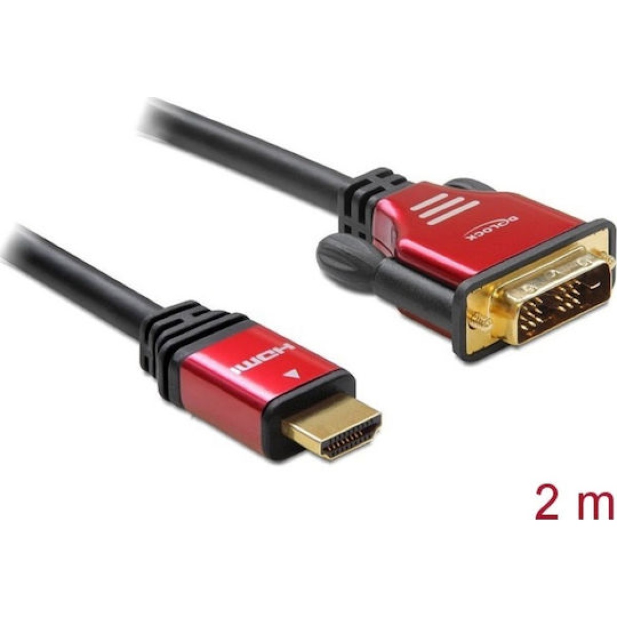 DeLock Cable DVI-D male - HDMI male 2m (84342)