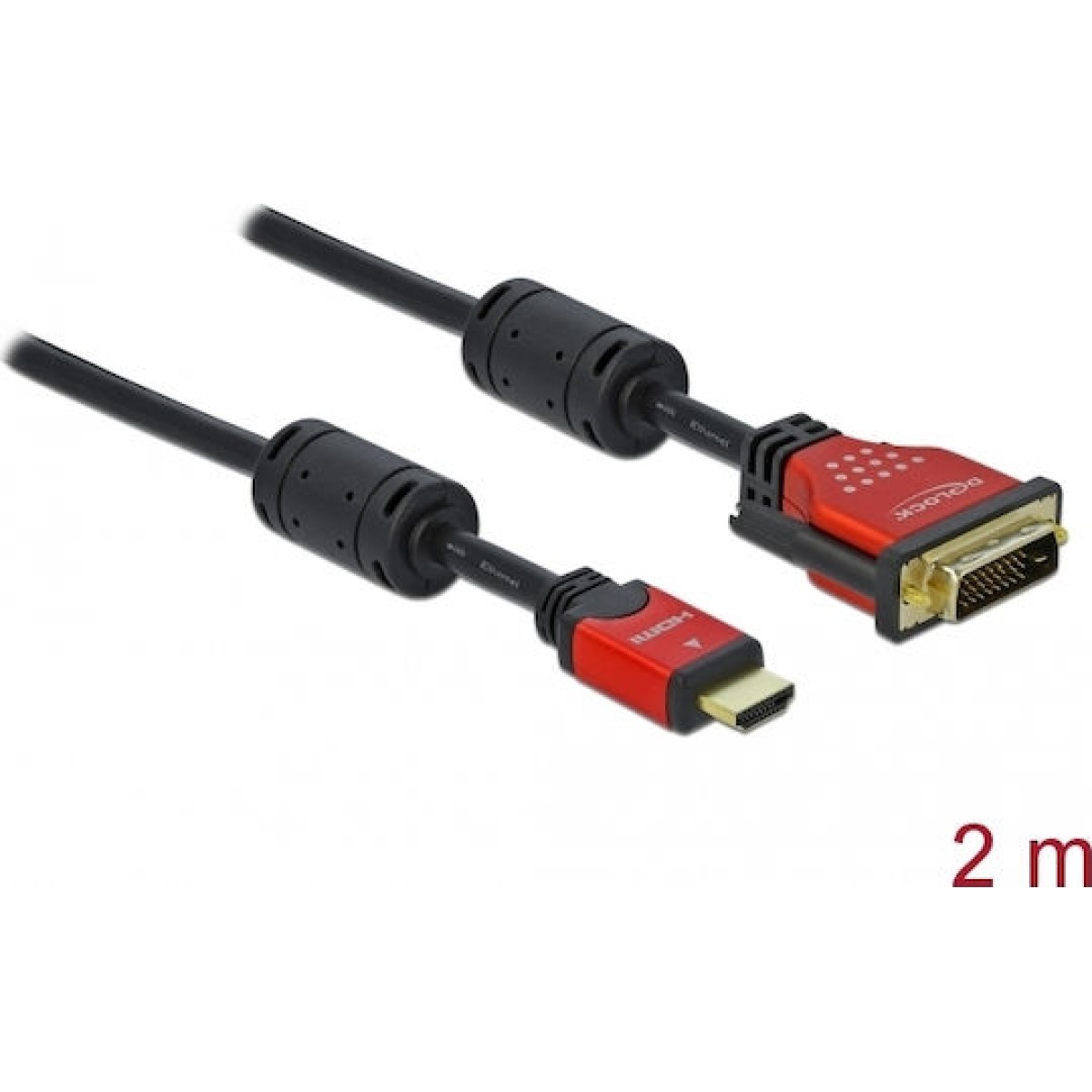 DeLock Cable DVI-D male - HDMI male 2m (84342)